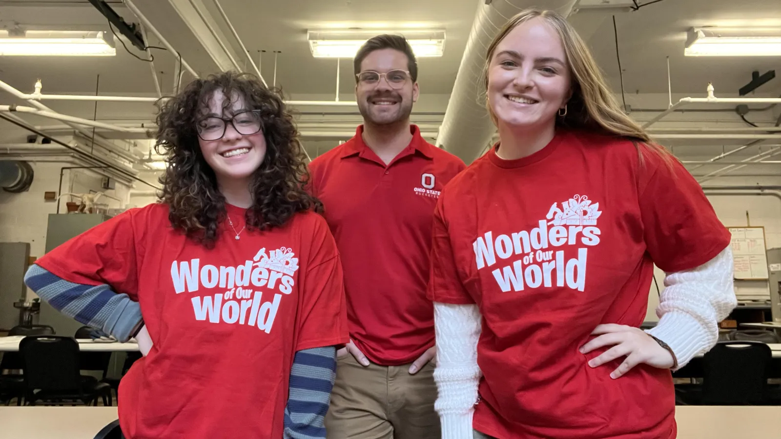 The WOW team: Nathan, Cassidy, and Megan