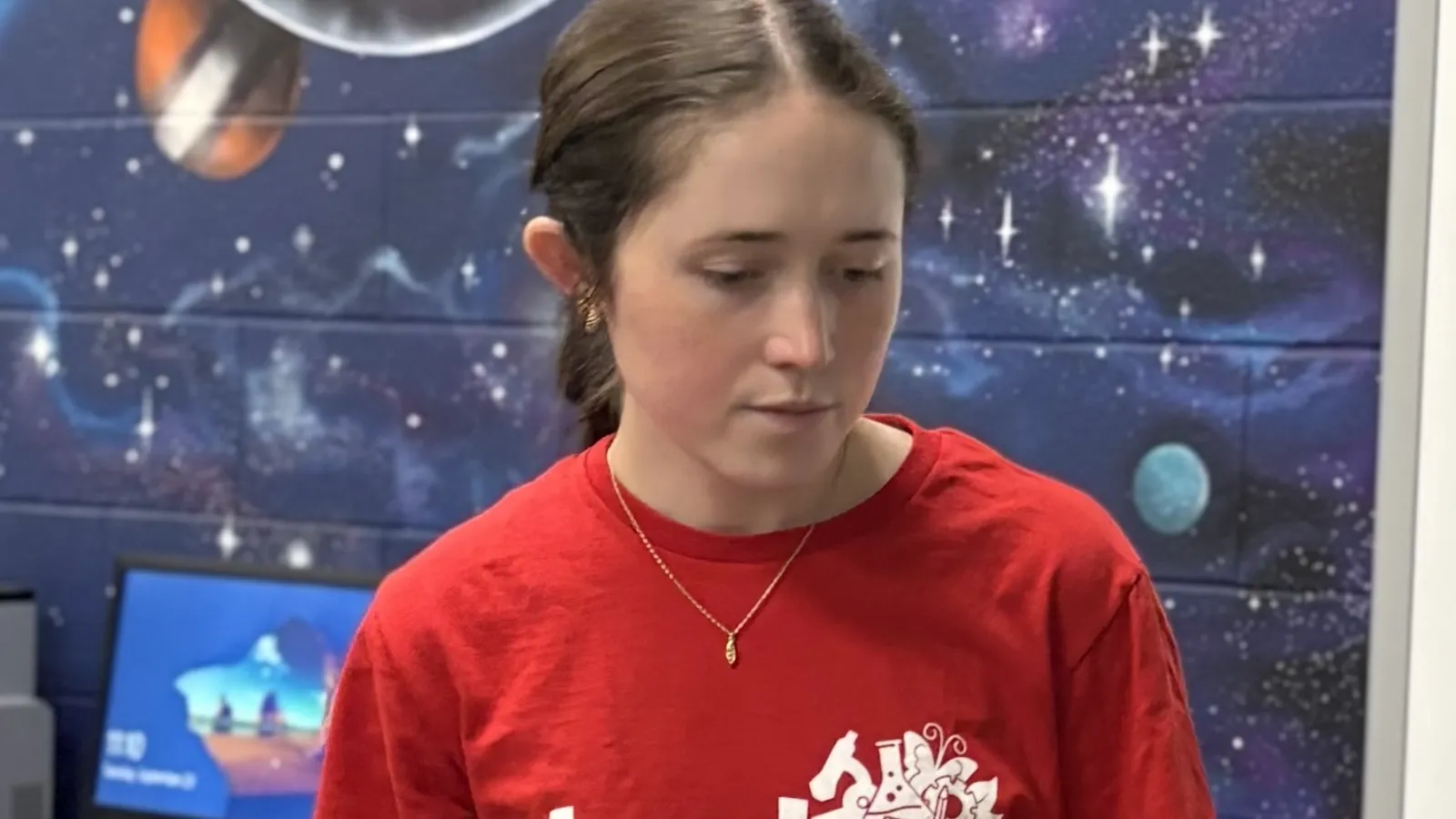 Corajayne DeBoer on a visit