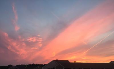 Photograph of an Ohio sunset 