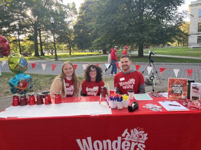 Homecoming tabling event