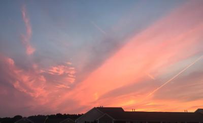 Photograph of an Ohio sunset 