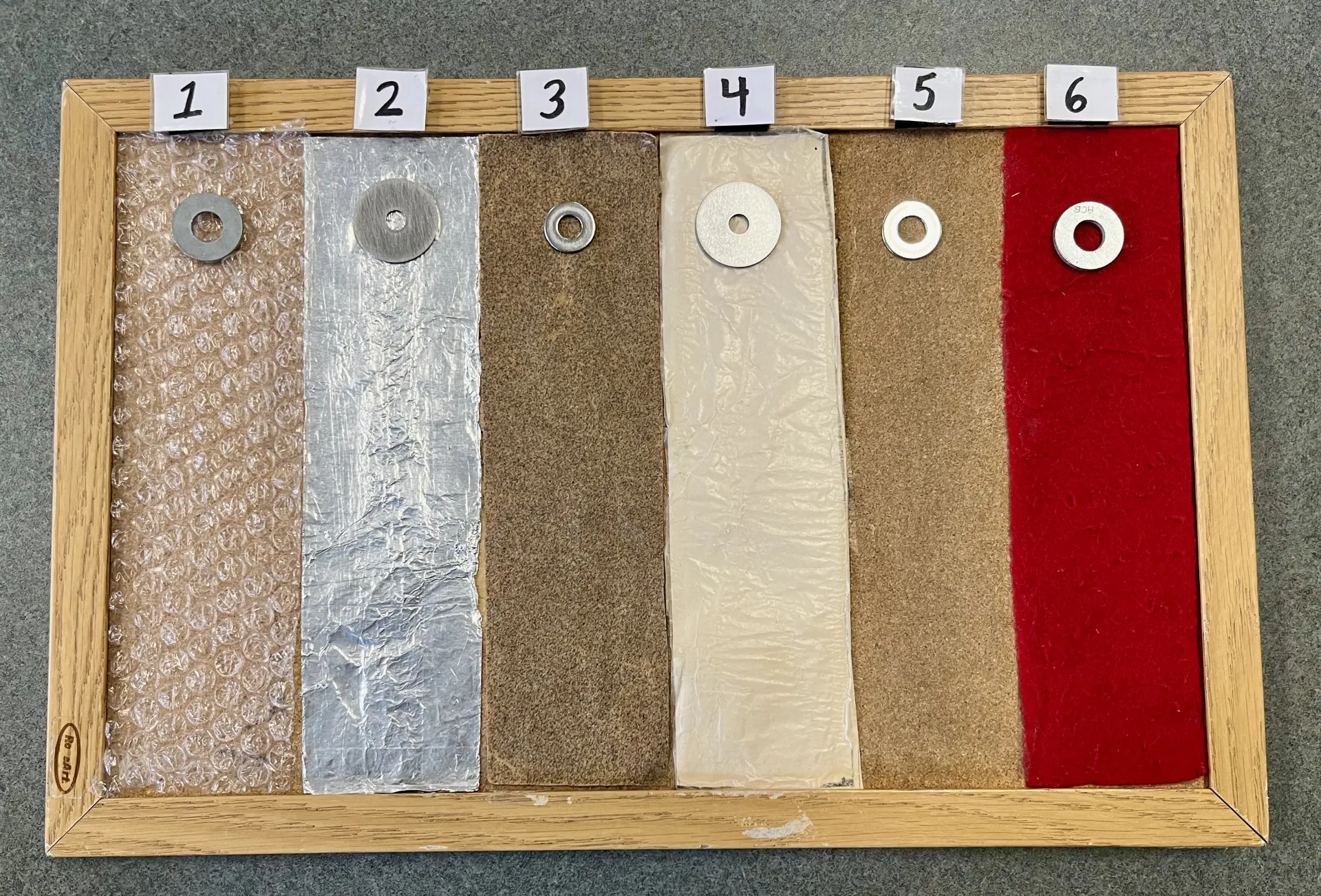 Friction Board Physics Experiment