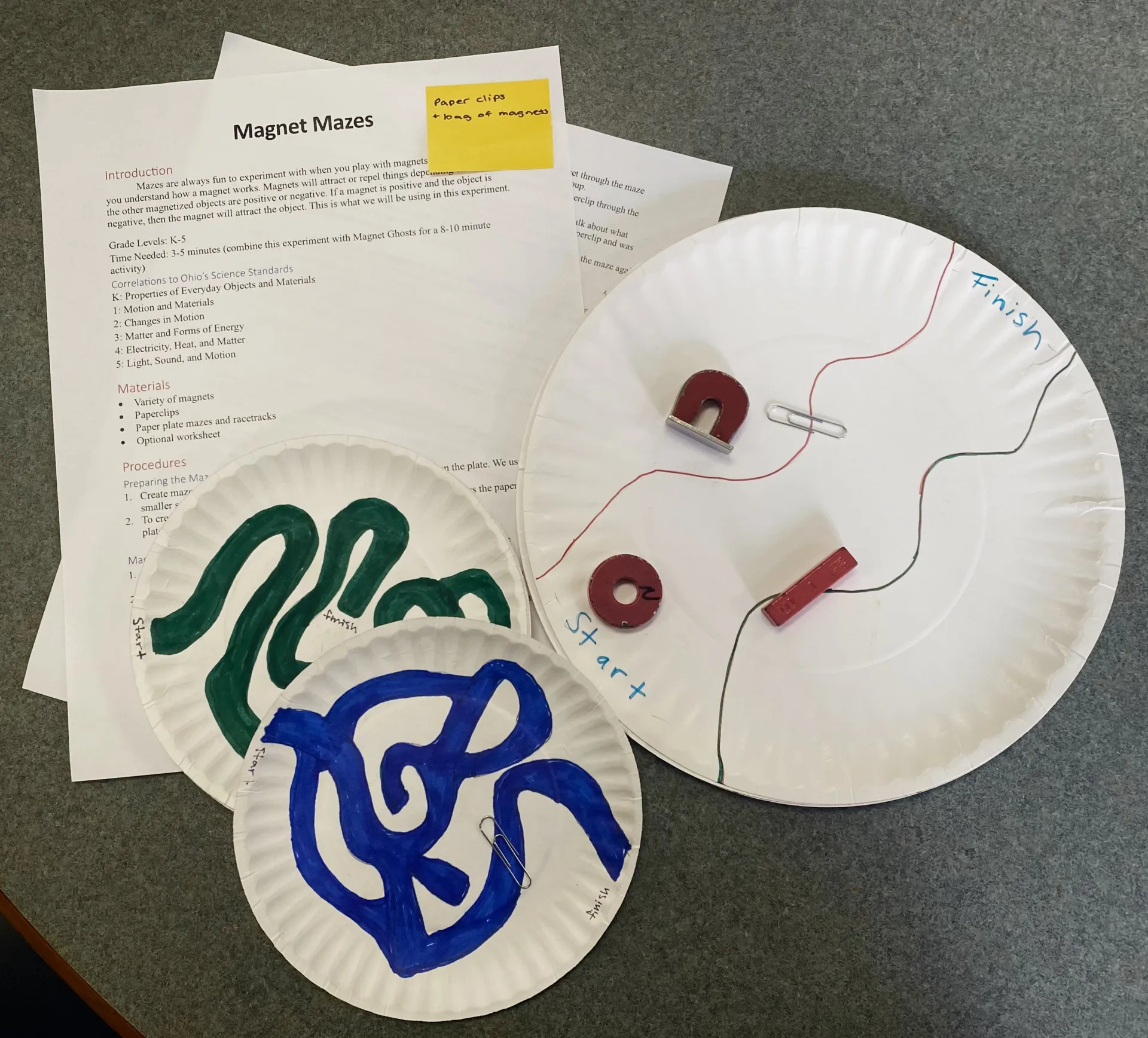 Magnetism Mazes Experiment