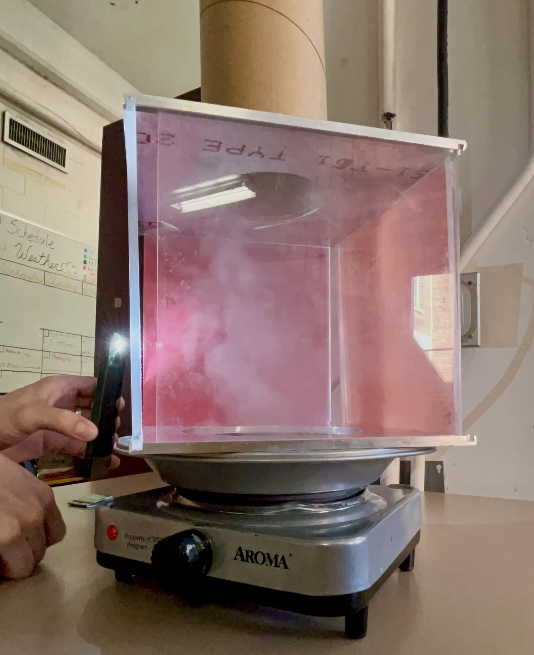 Tornado in a Box Weather Experiment