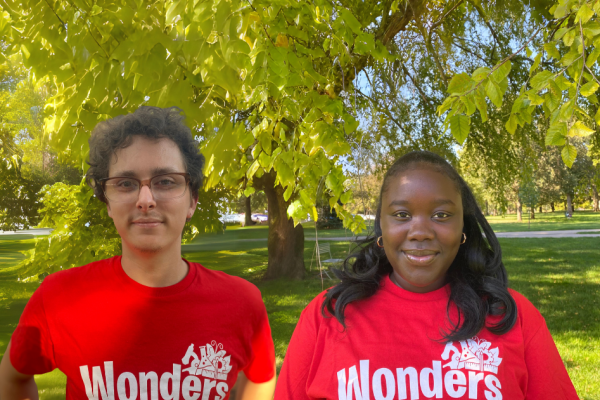 Our new student assistants, Brian and Rama