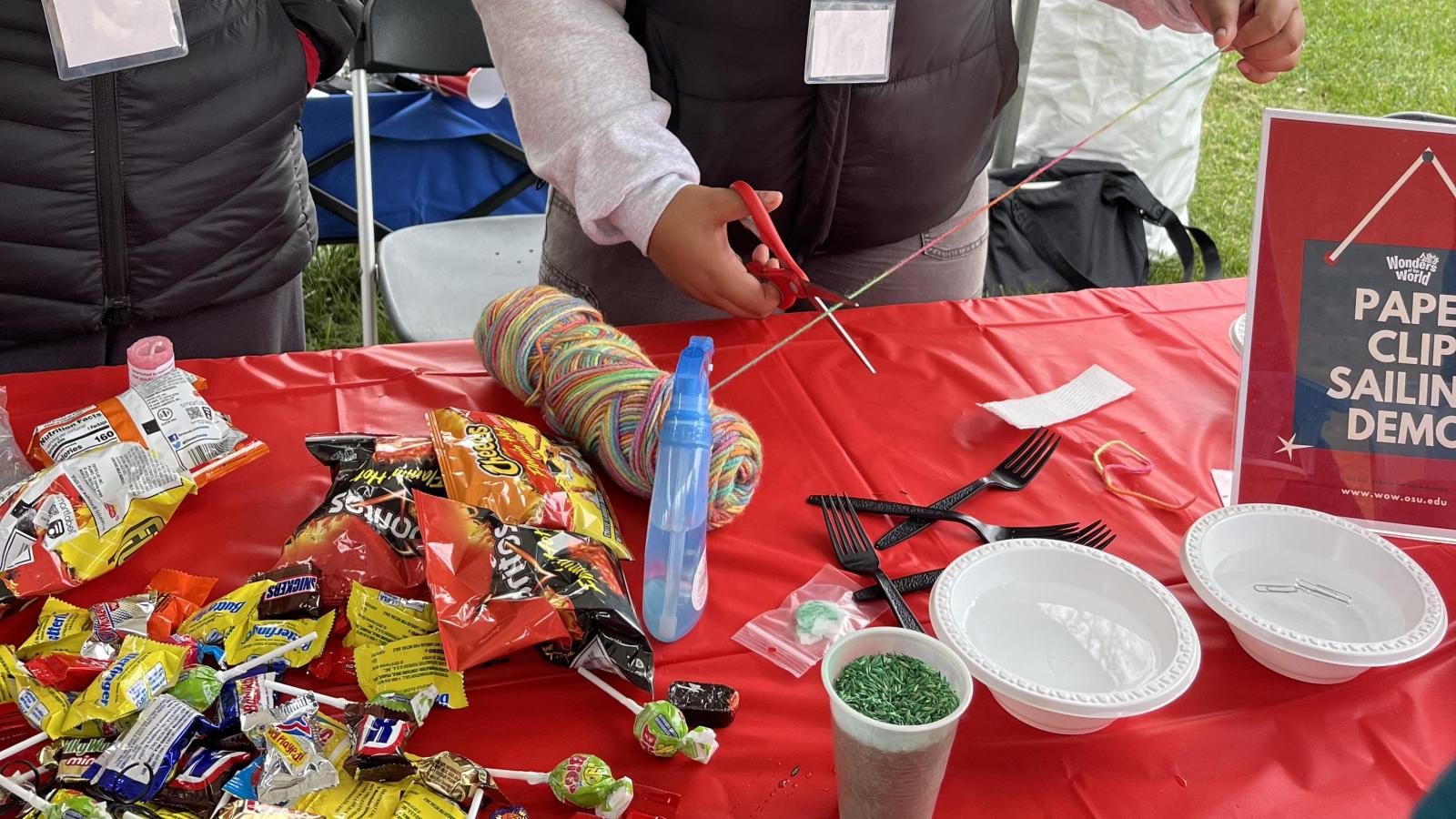 Emma Volunteering at WestFest